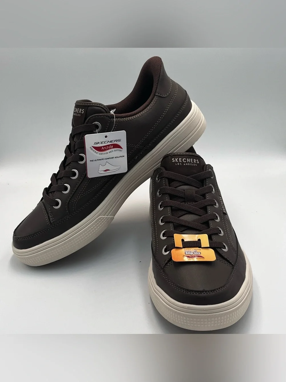 Skechers Arch Fit Slip-ins Arch Support Sneakers Men’s 10 Chocolate